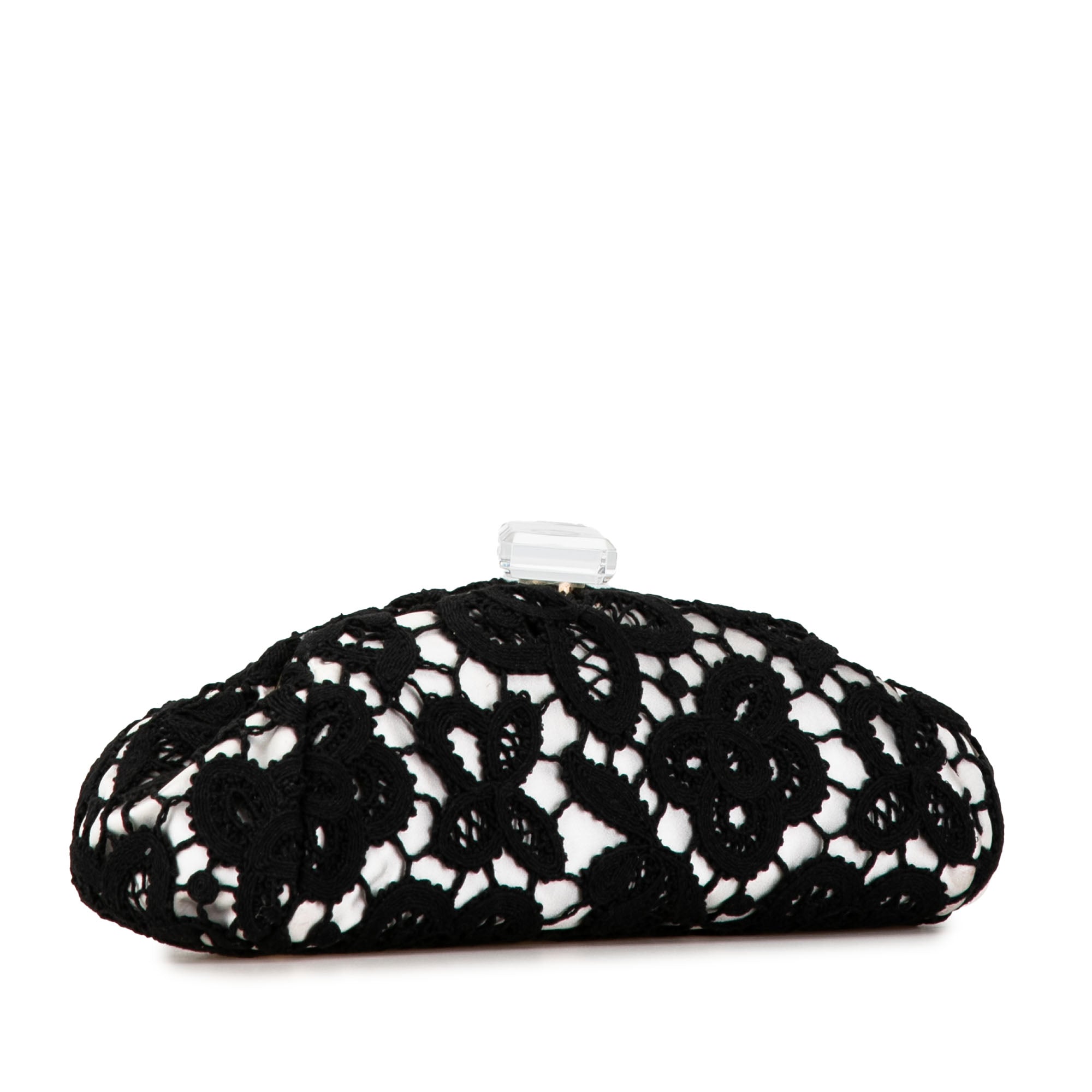 Lace Timeless Perfume Bottle Top Clutch_1