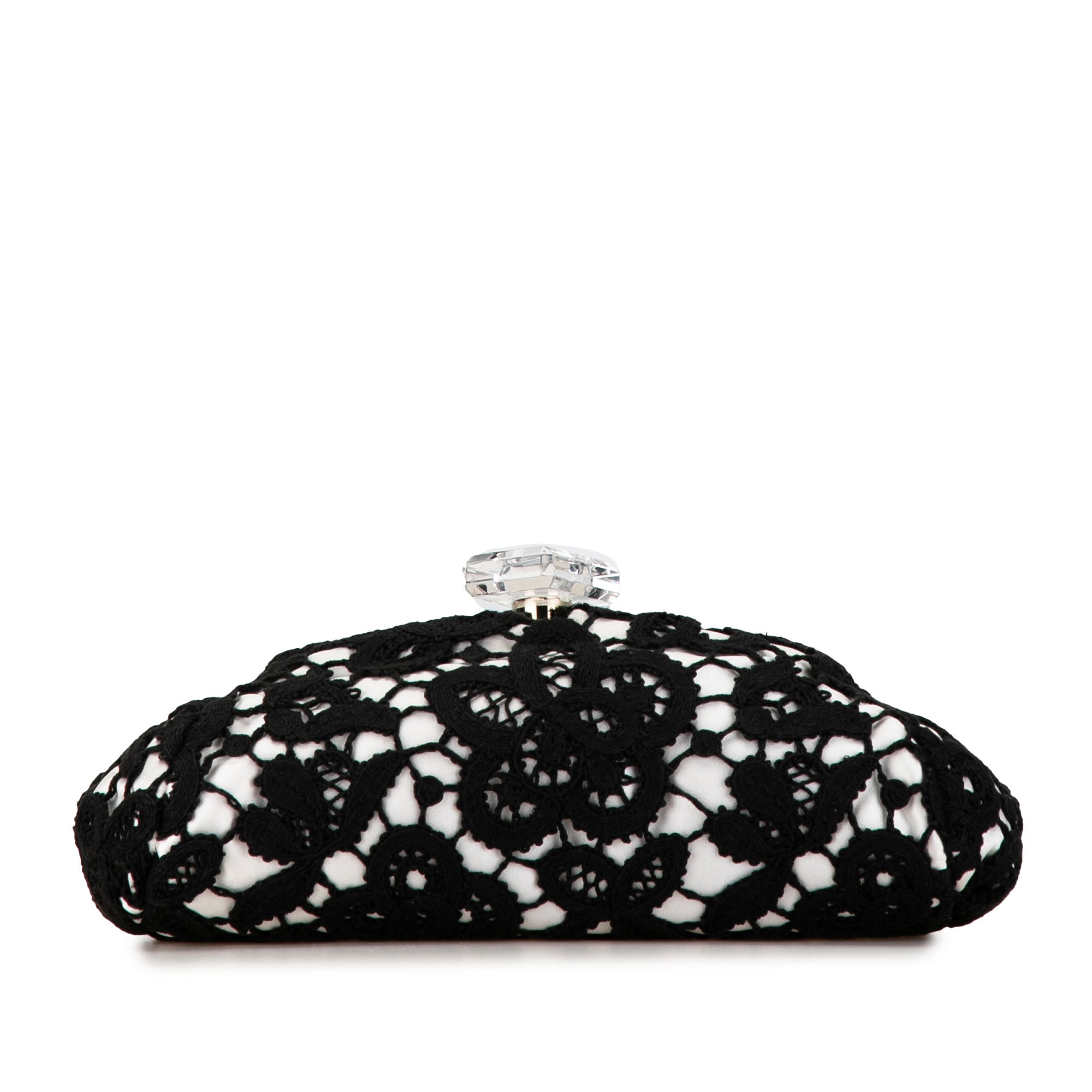 Lace Timeless Perfume Bottle Top Clutch_2