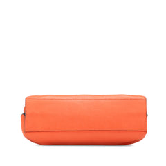 Small Leather Bamboo Daily Satchel