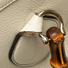 Medium Leather Bamboo Diana Tote