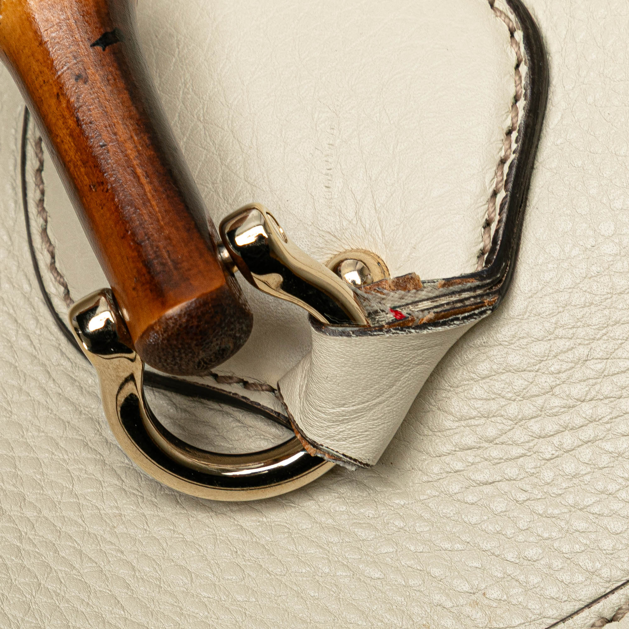 Medium Leather Bamboo Diana Tote