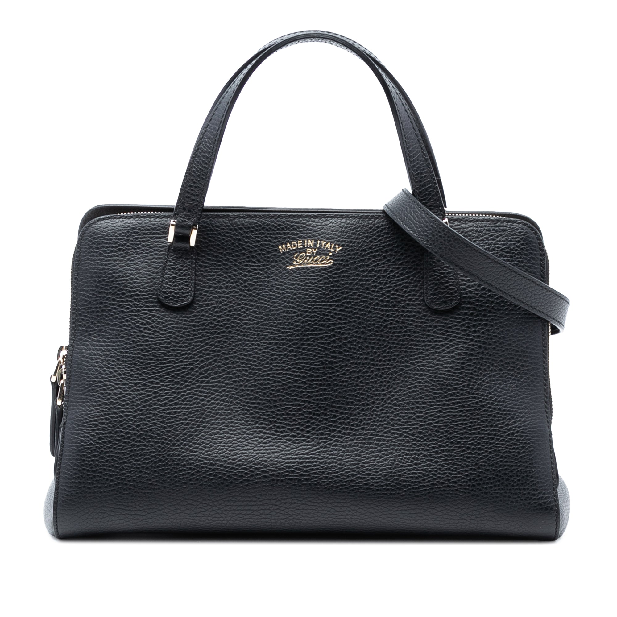 Calfskin Swing Top Handle Satchel