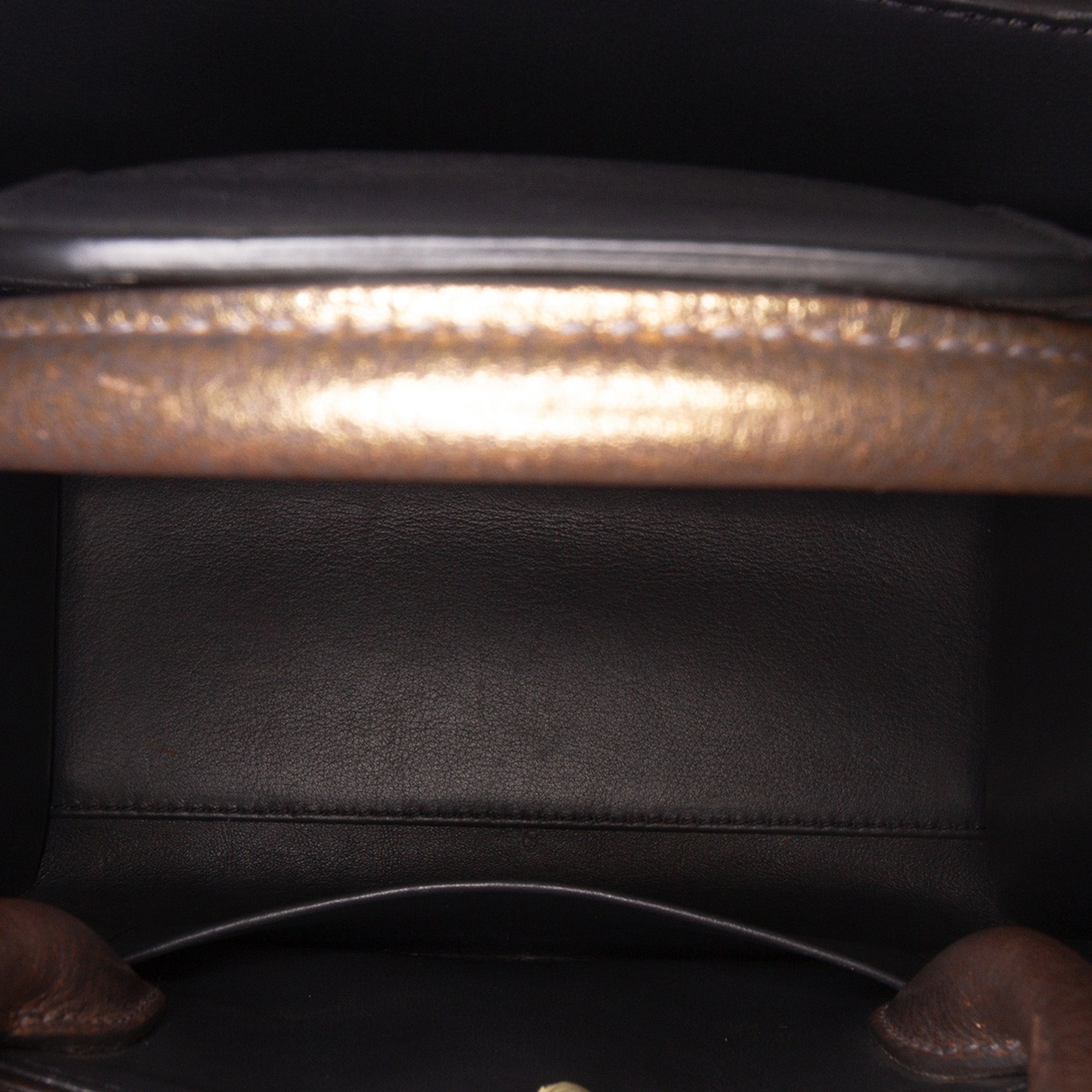 Mini Metallic Grained Calfskin Diorever Satchel