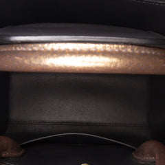 Mini Metallic Grained Calfskin Diorever Satchel