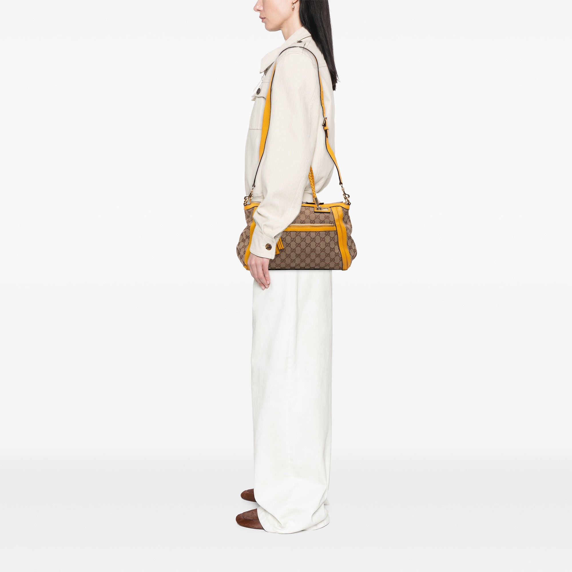 GG Canvas Bella Satchel