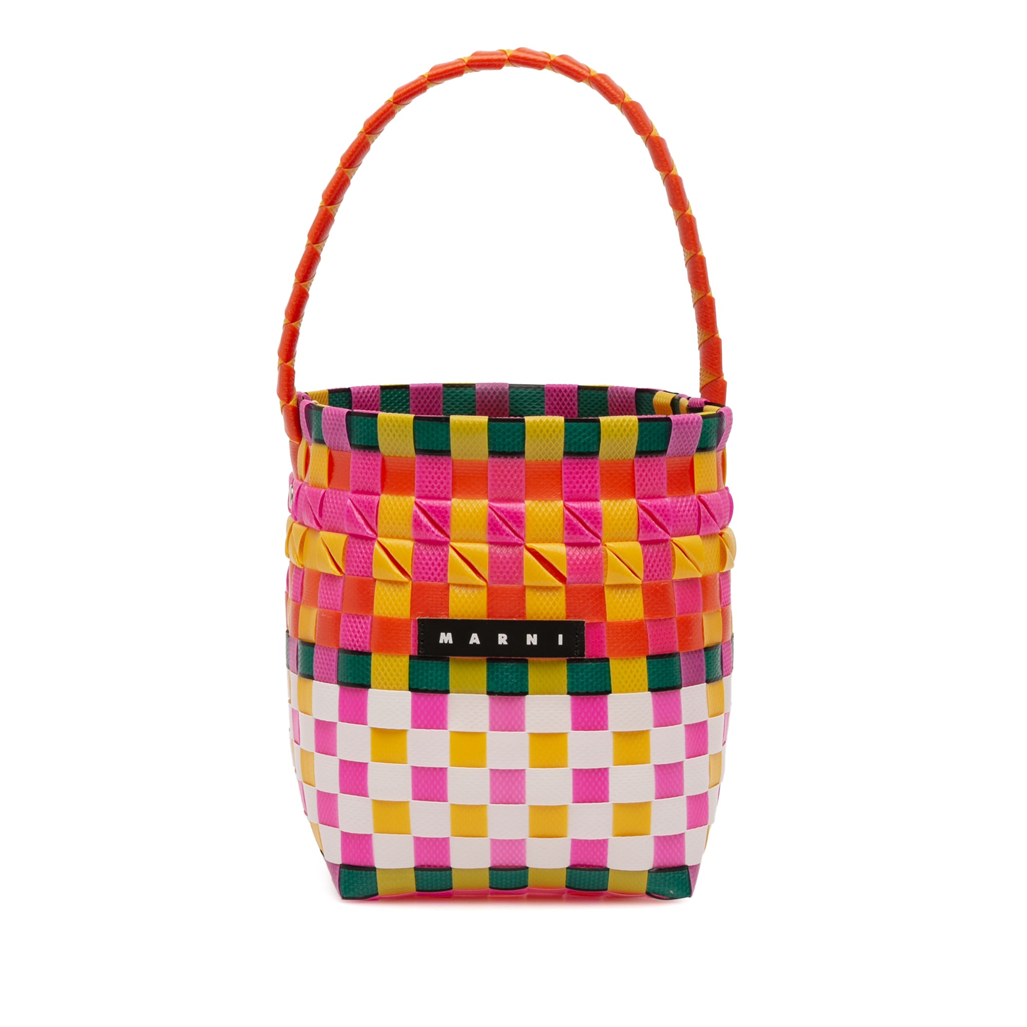 Woven Plastic Basket Bag