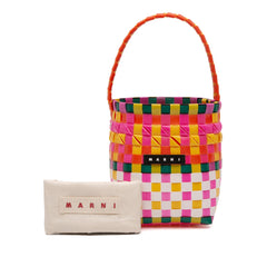 Woven Plastic Basket Bag