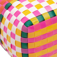 Woven Plastic Basket Bag