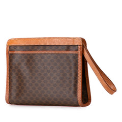 Macadam Coated Canvas Clutch