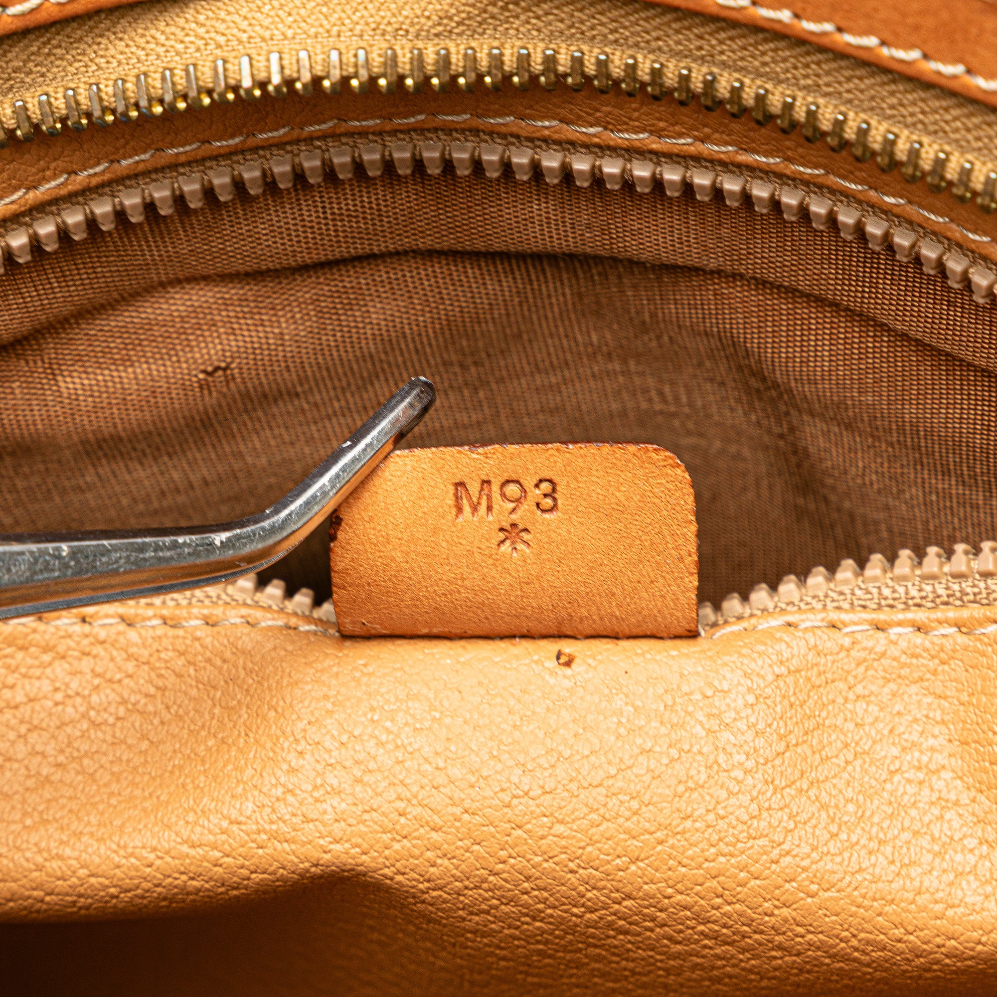 Macadam Coated Canvas Clutch