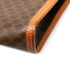 Macadam Coated Canvas Clutch