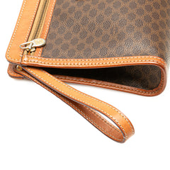 Macadam Coated Canvas Clutch