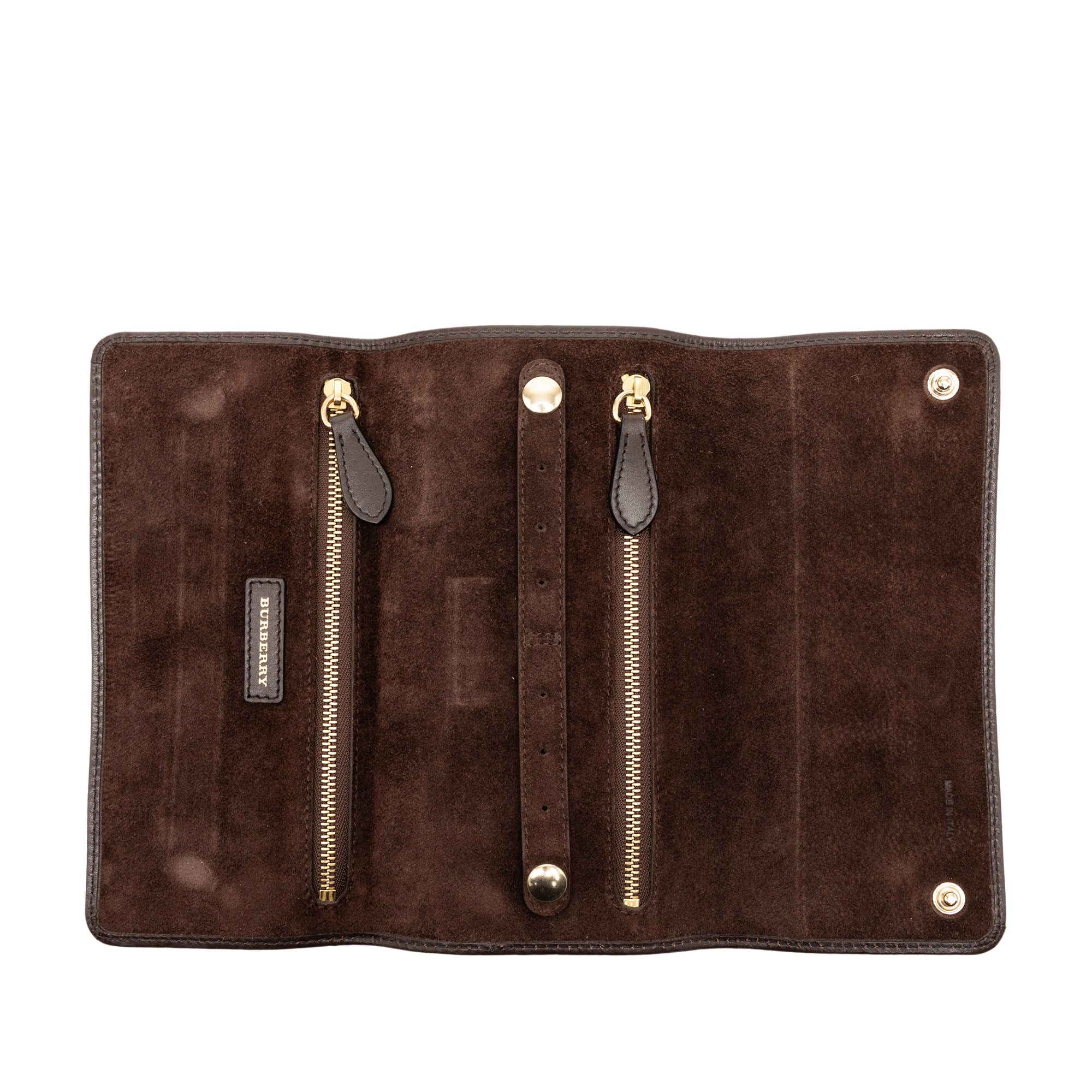 Haymarket Check Coated Canvas Continental Wallet