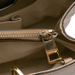 Medium Calfskin Bamboo Shopper Satchel