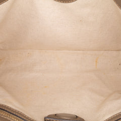 Medium Calfskin Bamboo Shopper Satchel