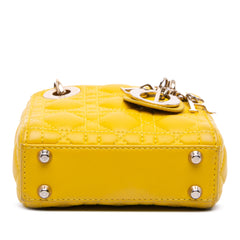 Micro Lambskin Cannage Lady Dior