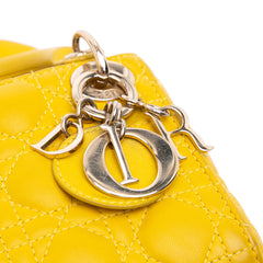 Micro Lambskin Cannage Lady Dior