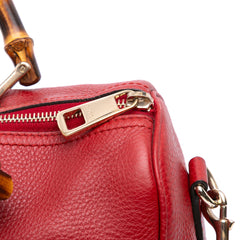 Calfskin Bamboo Shopper Boston