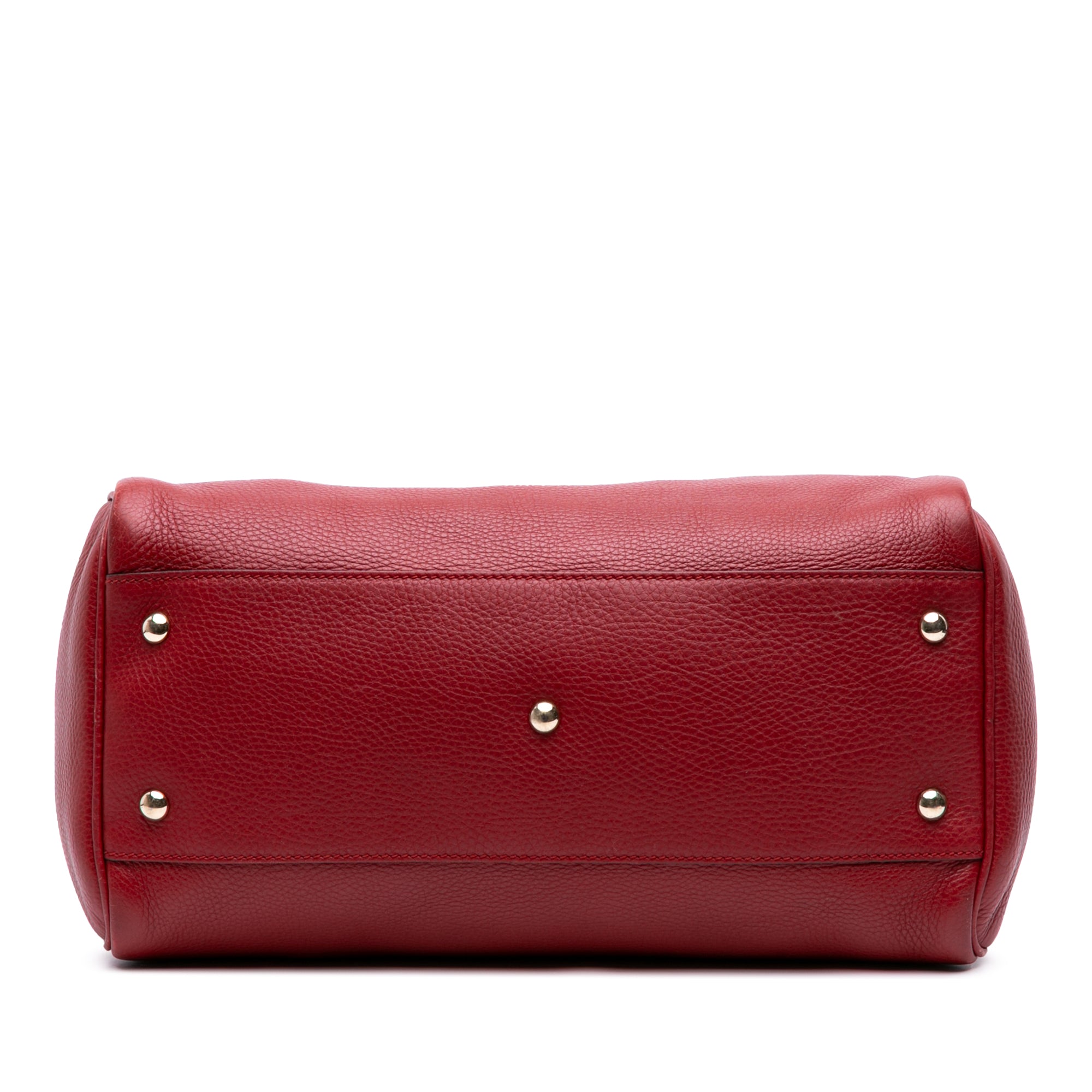 Calfskin Bamboo Shopper Boston