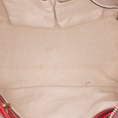 Calfskin Bamboo Shopper Boston