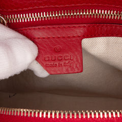 Calfskin Bamboo Shopper Boston