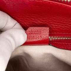 Calfskin Bamboo Shopper Boston