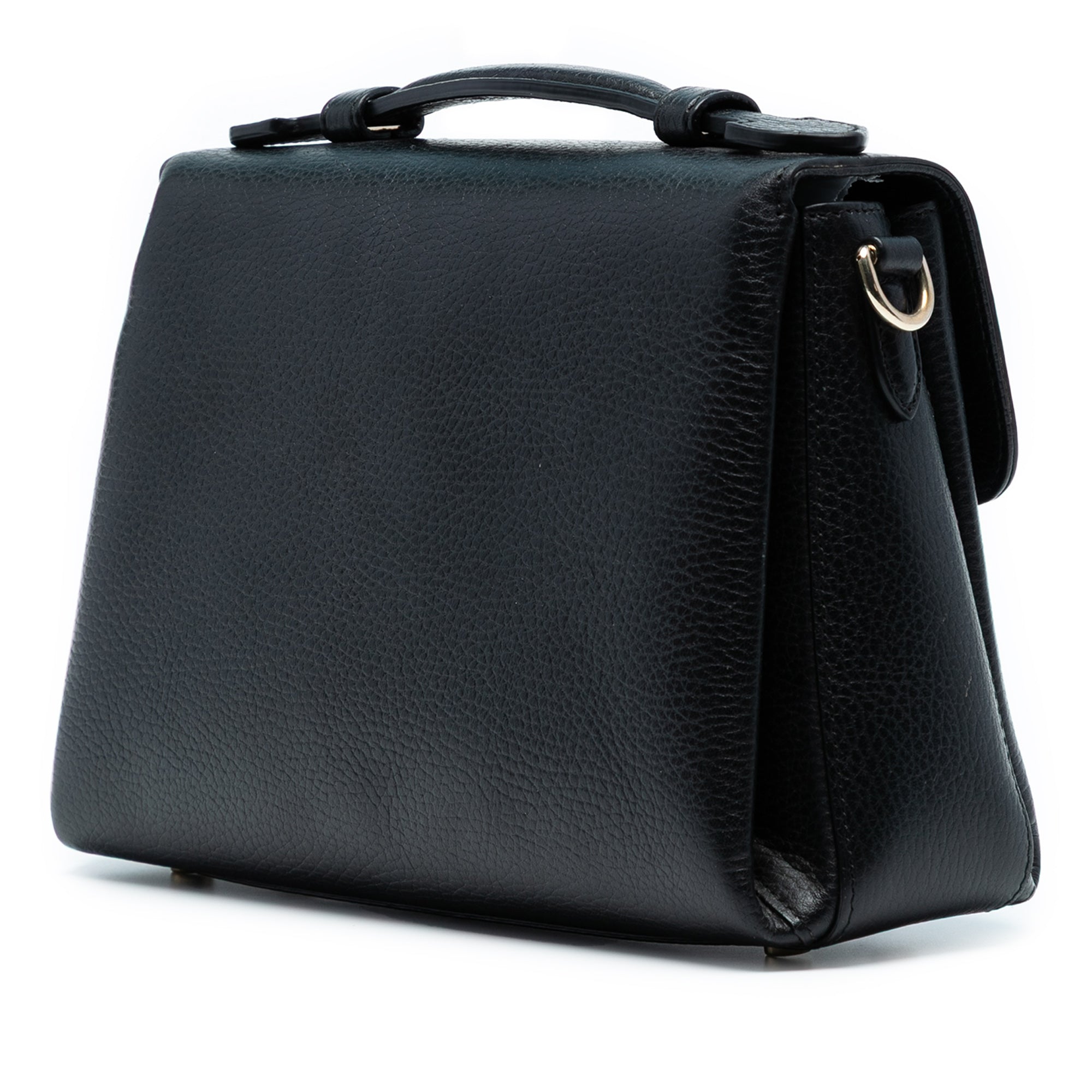 Small Dollar Calf Interlocking G Satchel