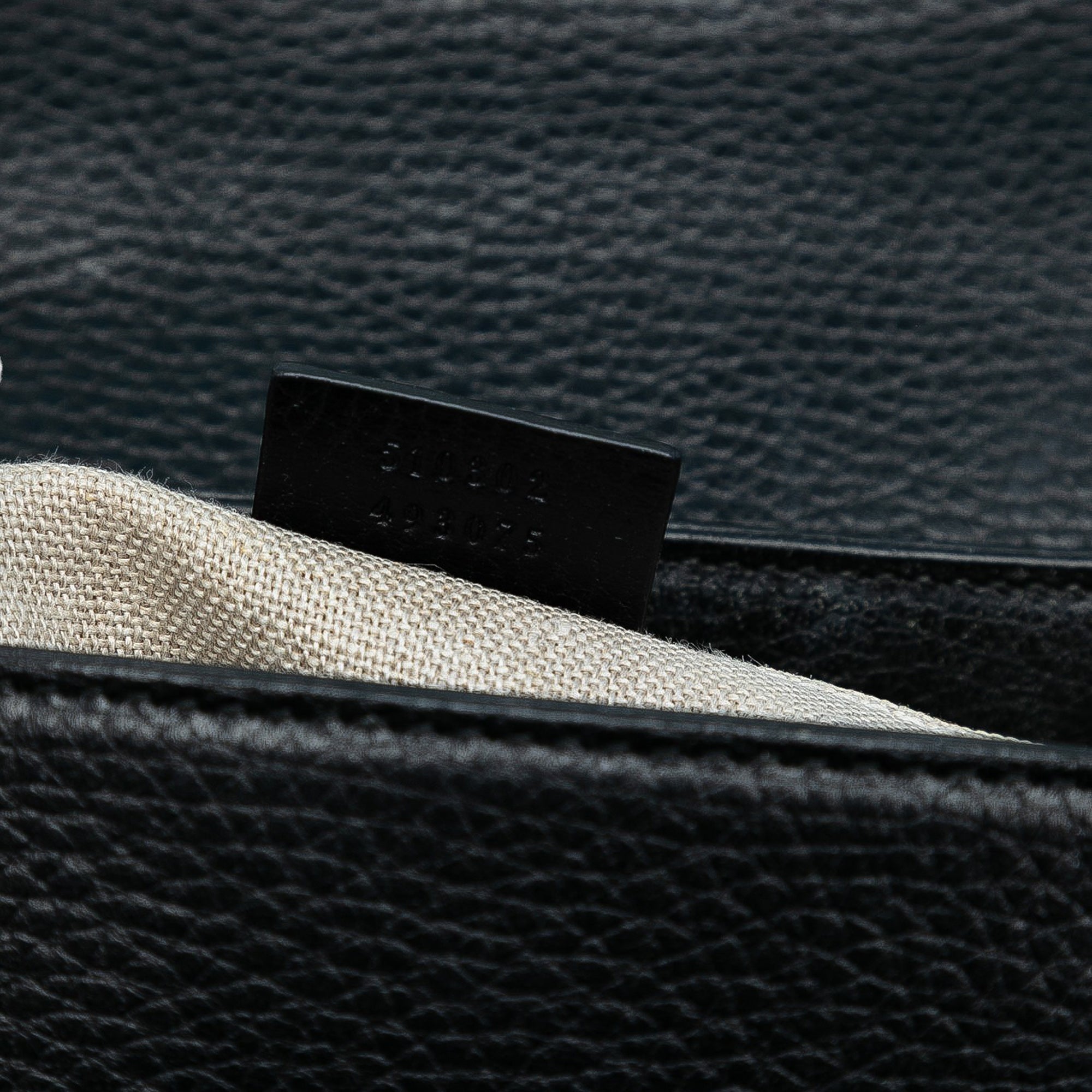 Small Dollar Calf Interlocking G Satchel