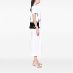 Small Dollar Calf Interlocking G Satchel