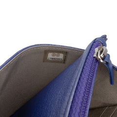 CC Calfskin Double Stitched Wallet on Chain
