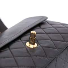 Medium Classic Lambskin Double Flap