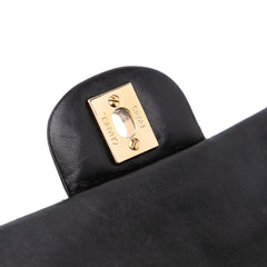 Medium Classic Lambskin Double Flap