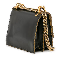 Small Scalloped Leather Kan I Crossbody