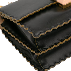 Small Scalloped Leather Kan I Crossbody