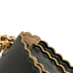 Small Scalloped Leather Kan I Crossbody