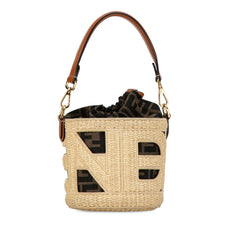 Mini Straw and Canvas Zucca Step Out Bag_2