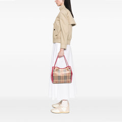 Small Haymarket Check Coated Canvas Canterbury Tote