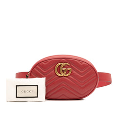 Small GG Marmont Matelasse Leather Belt Bag