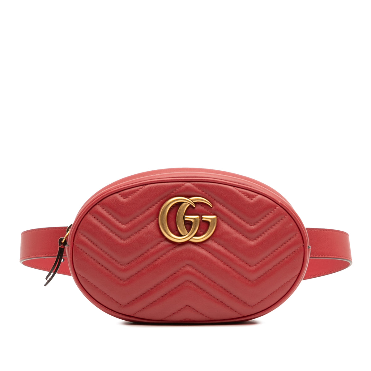 Small GG Marmont Matelasse Leather Belt Bag
