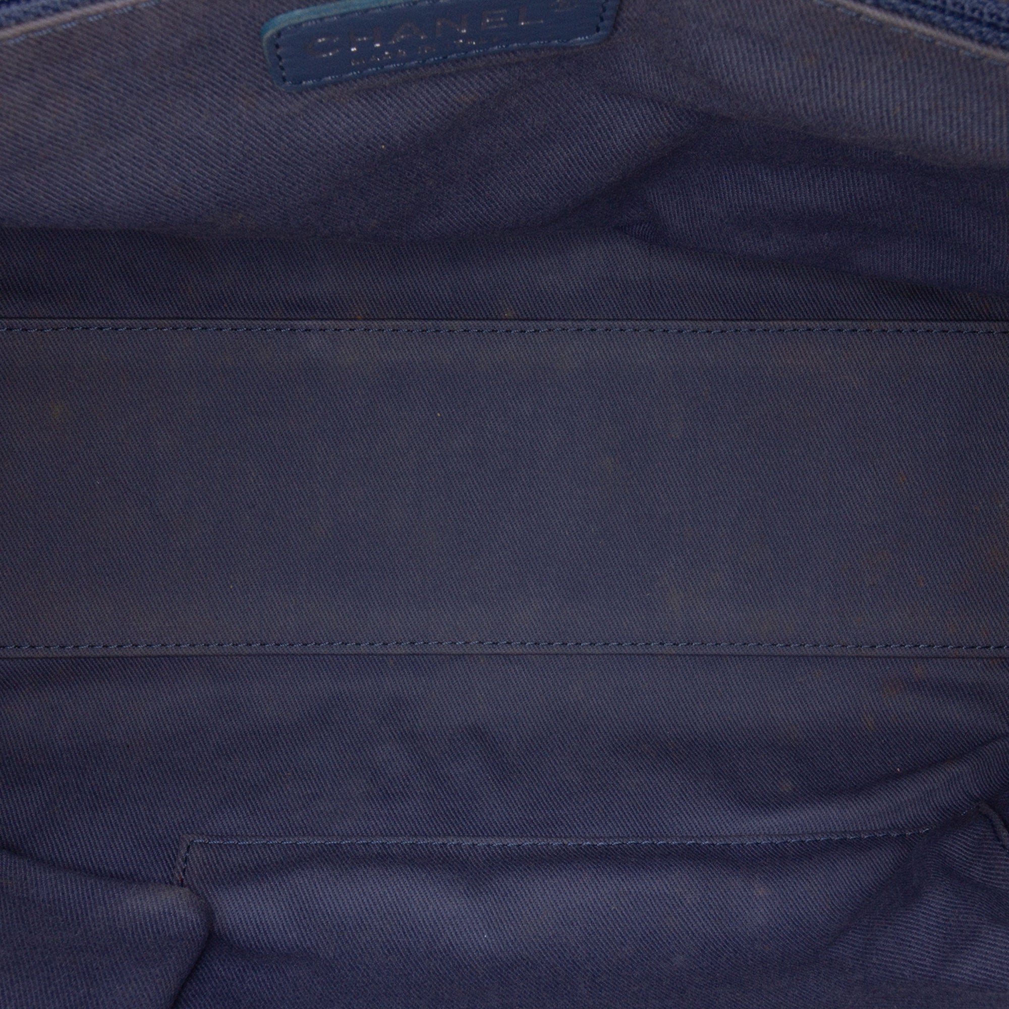 Large Denim Deauville Bowling Bag