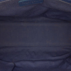 Large Denim Deauville Bowling Bag