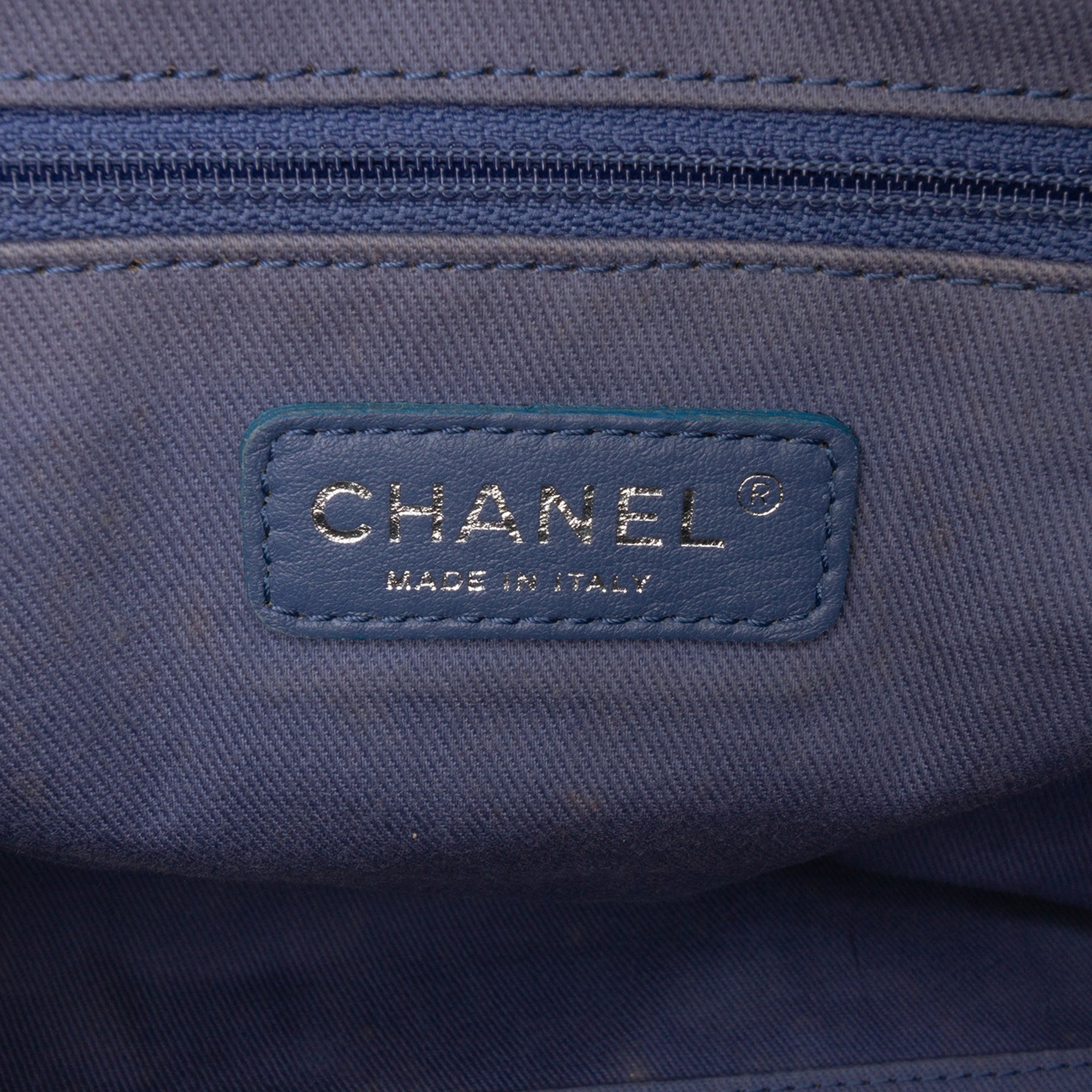 Large Denim Deauville Bowling Bag