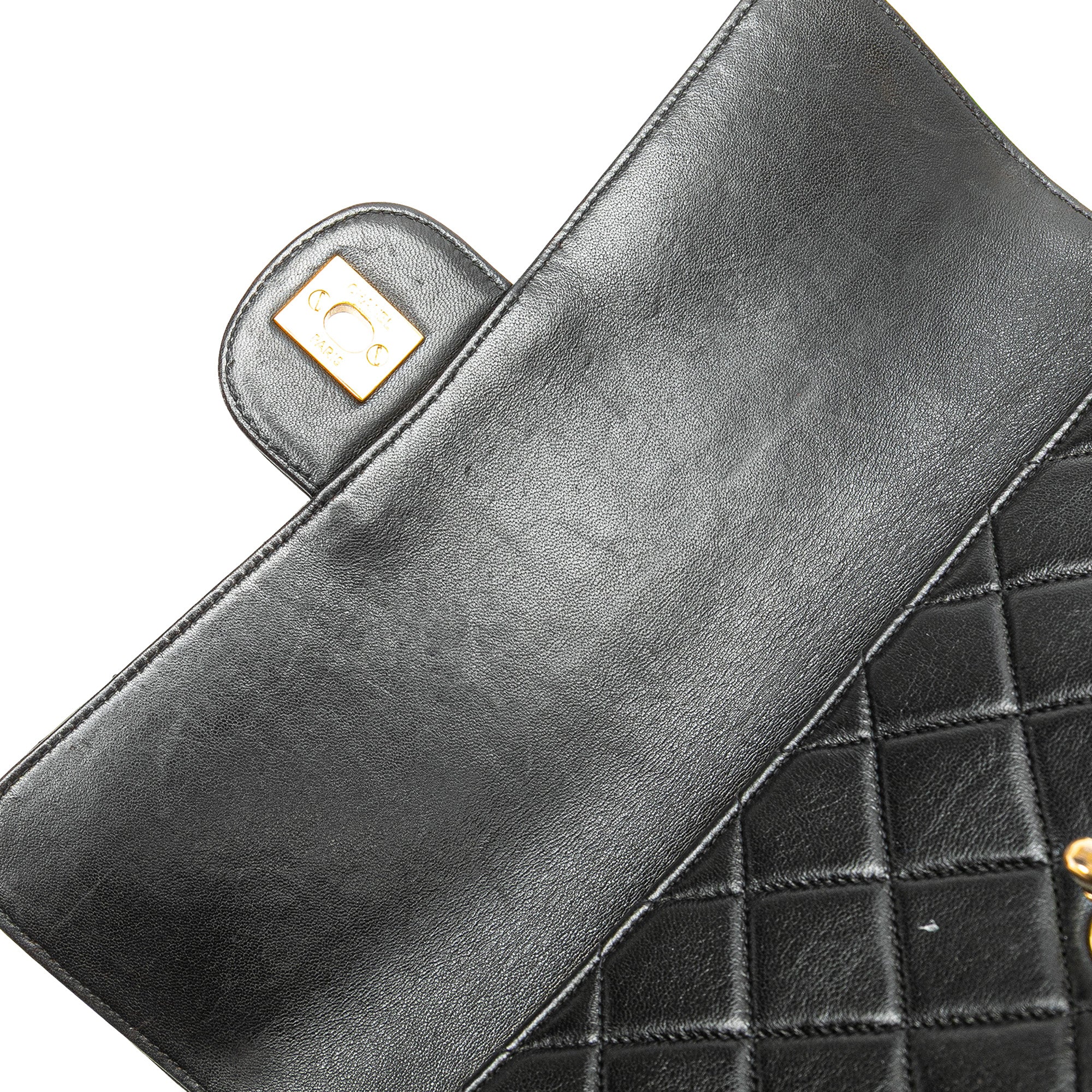 Quilted Lambskin Double Sided Flap