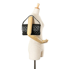 Quilted Lambskin Double Sided Flap