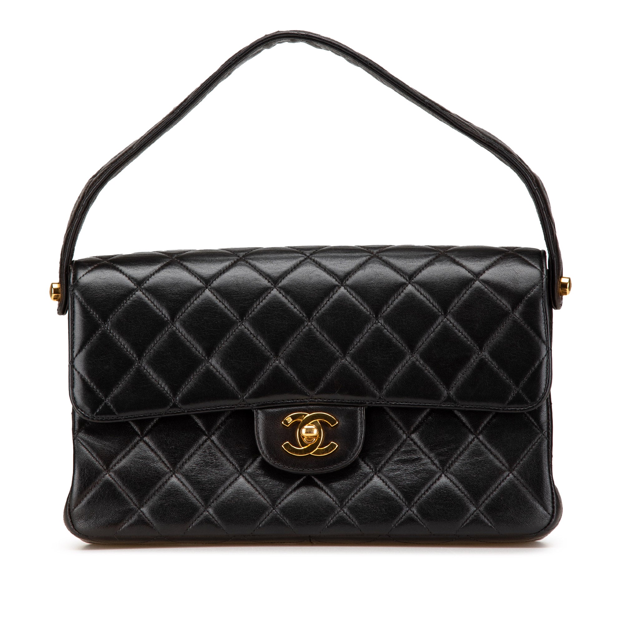 Quilted Lambskin Double Sided Flap