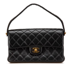 Quilted Lambskin Double Sided Flap
