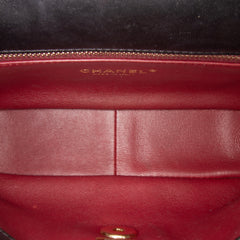Small Quilted Lambskin Resin Pearl Chain Flap