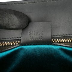 Medium Suede Ophidia Web Chain Shoulder Bag