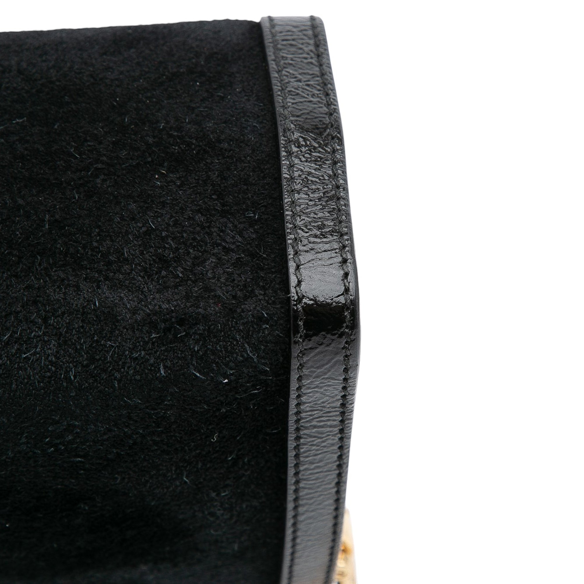 Medium Suede Ophidia Web Chain Shoulder Bag