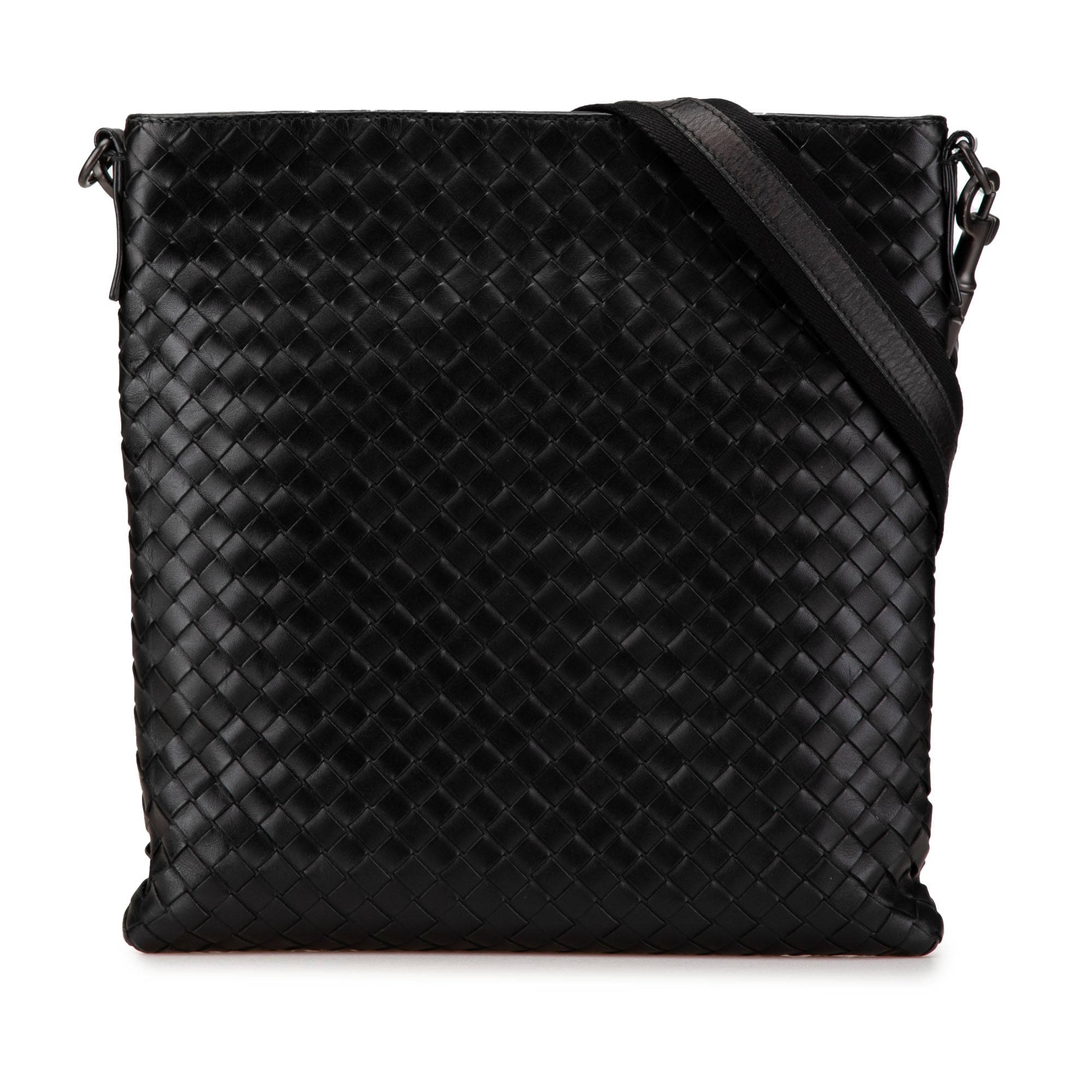 Leather Intrecciato Crossbody